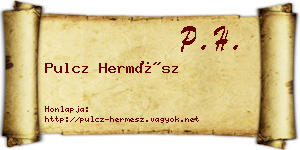 Pulcz Hermész névjegykártya